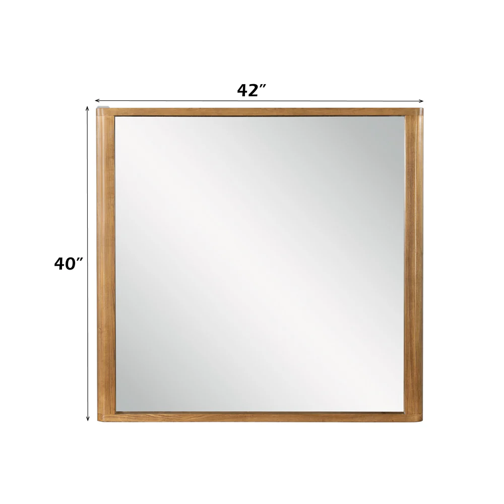 Zoey Oak Mirror - Image 5