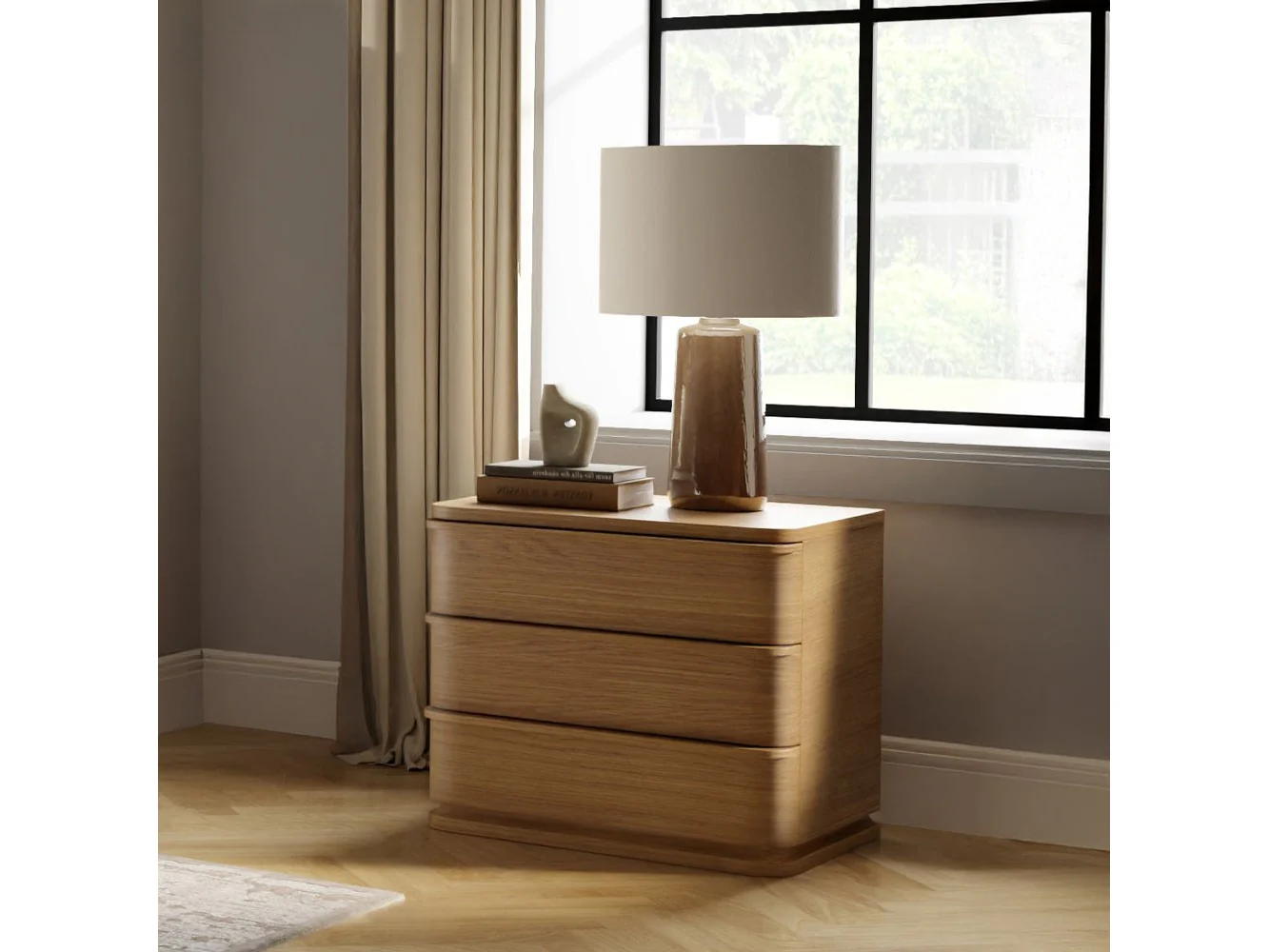 Zoey Oak Nightstand