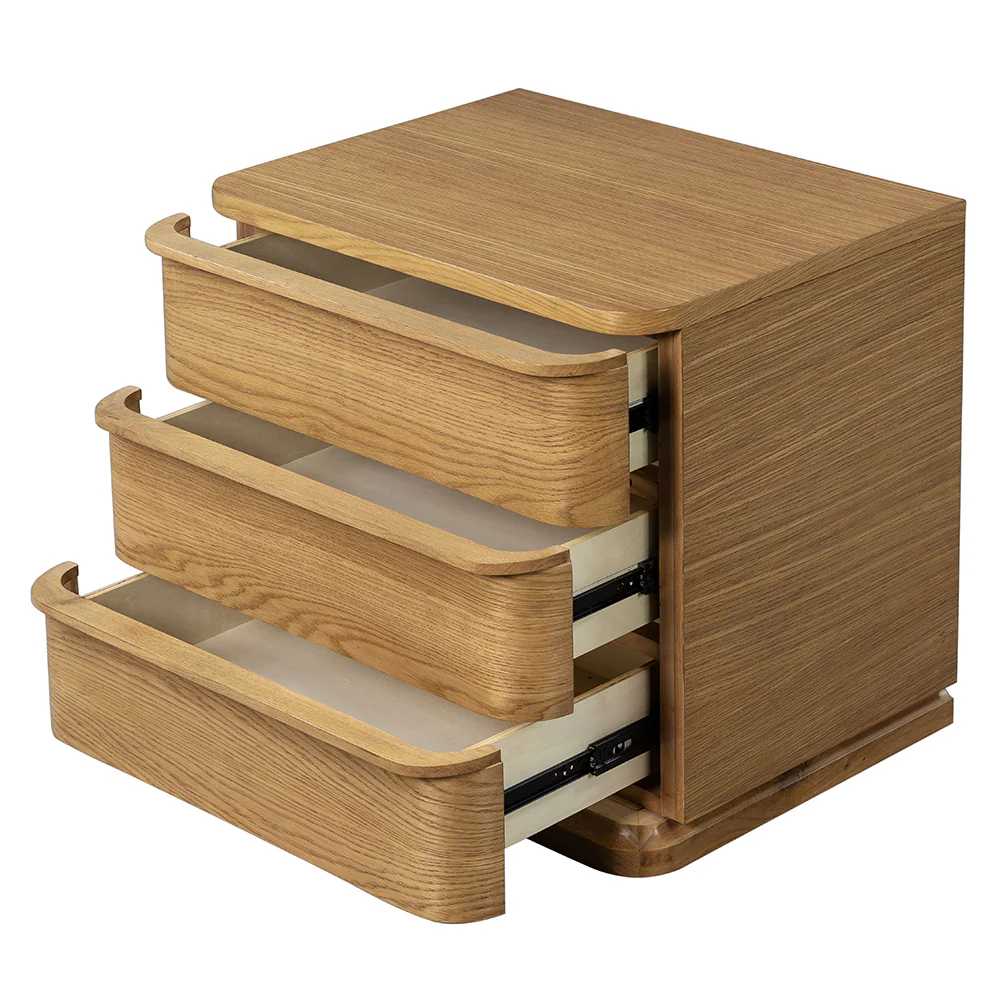 Zoey Oak Nightstand - Image 6