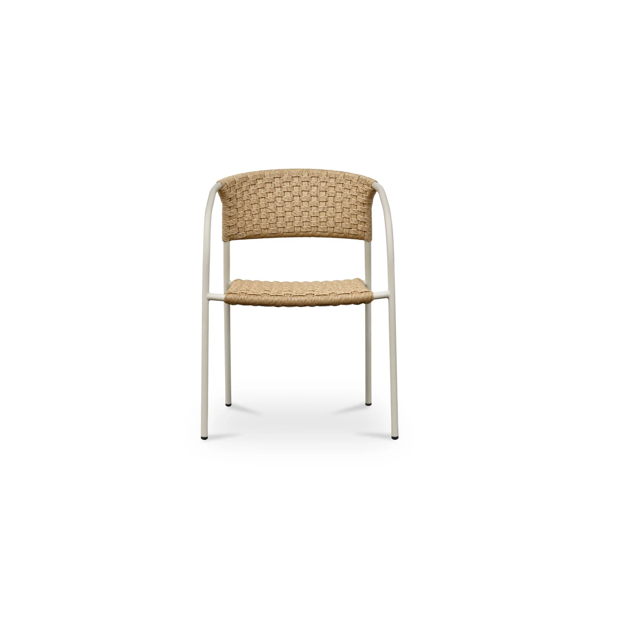 Zola Natural Outdoor Dining Chair (Set of 2) - Image 4