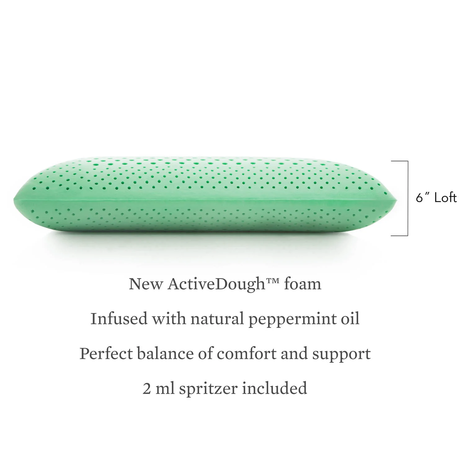 Zoned ActiveDough Peppermint Queen Pillow - Image 3