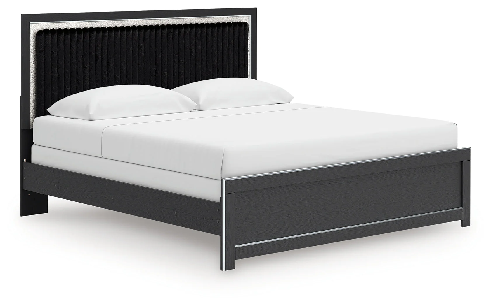 Zuraleus Black King Panel Bedroom Set with Dresser, Mirror and Nightstand (Online Special Price) - Image 10