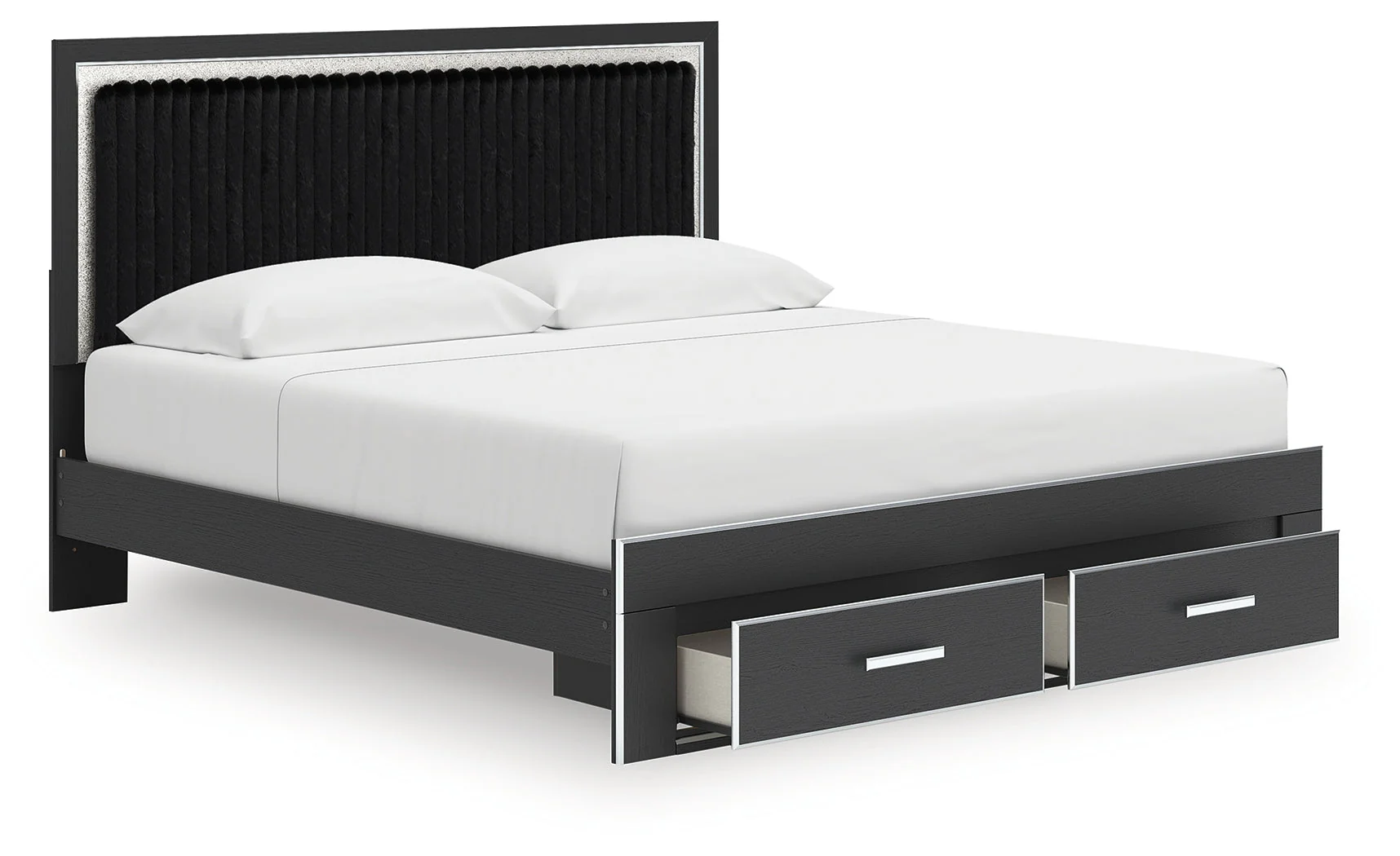 Zuraleus Black King Storage Bedroom Set with Dresser, Mirror, Chest and Nightstand (Online Special Price) - Image 19