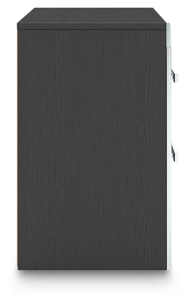 Zuraleus Black Queen Panel Bedroom Set with Dresser, Mirror and Nightstand - Image 19