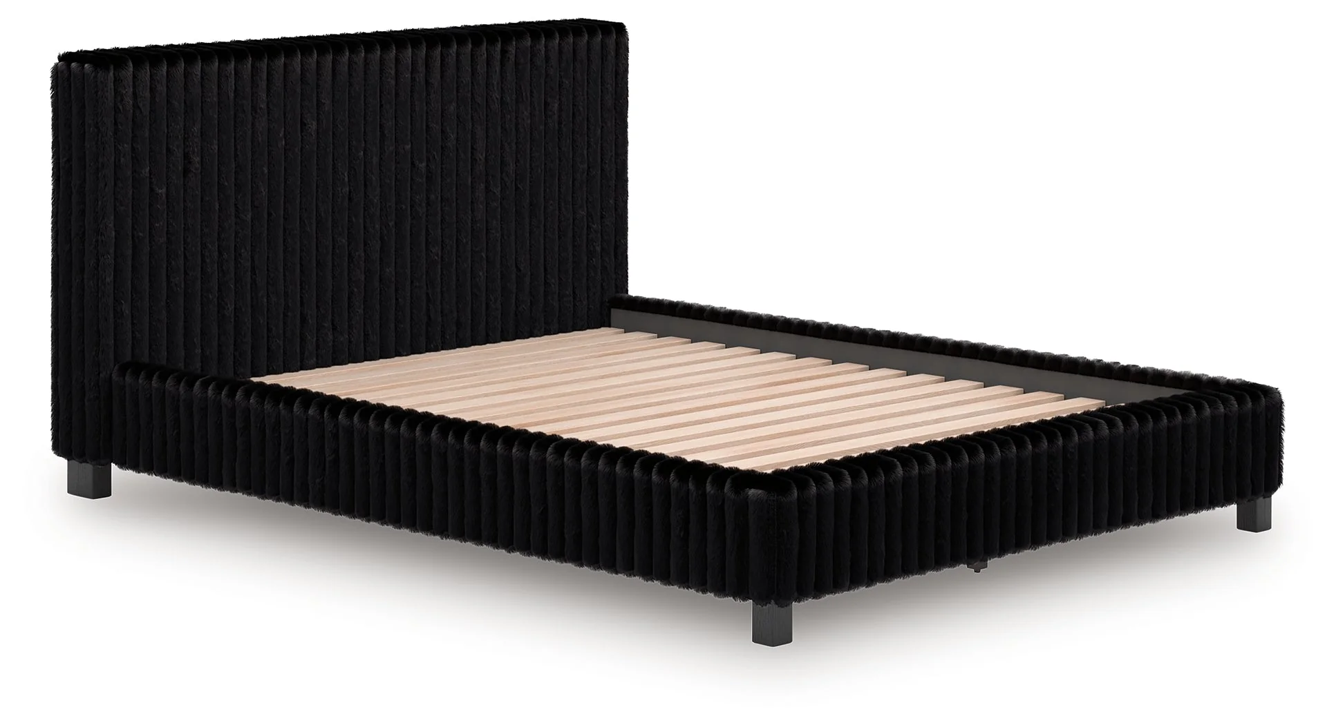 Zuraleus Black Queen Upholstered Bed (Online Special Price) - Image 2