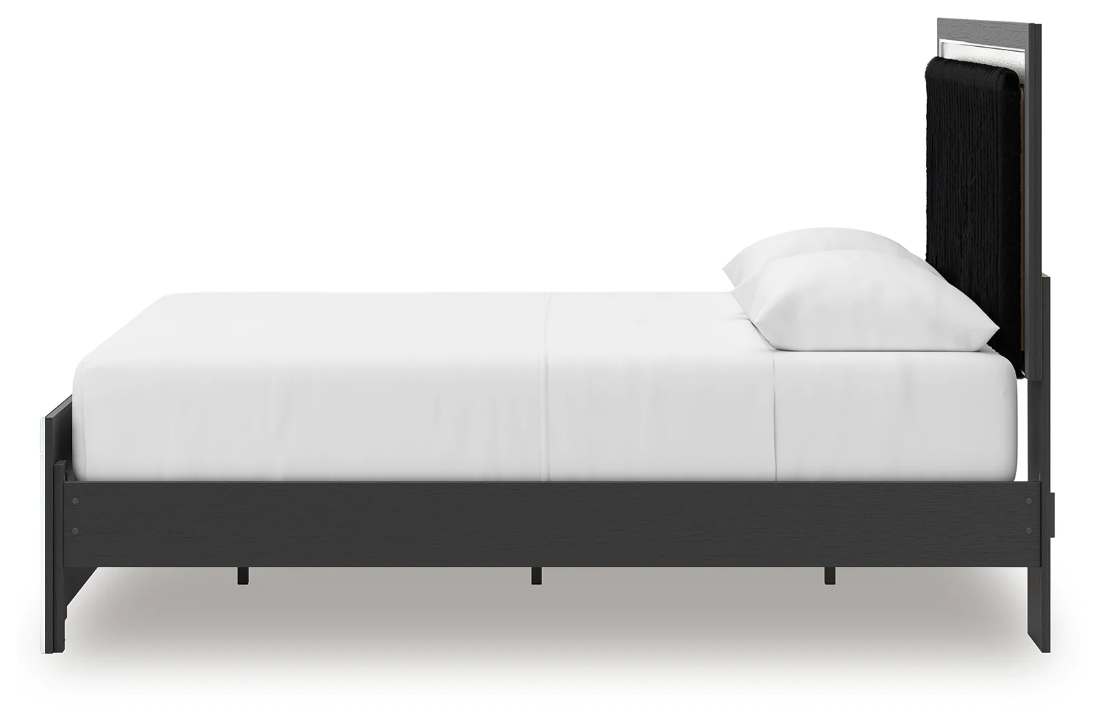 Zuraleus Black Queen Upholstered Bed, Dresser, Mirror and Nightstand (Online Special Price) - Image 13