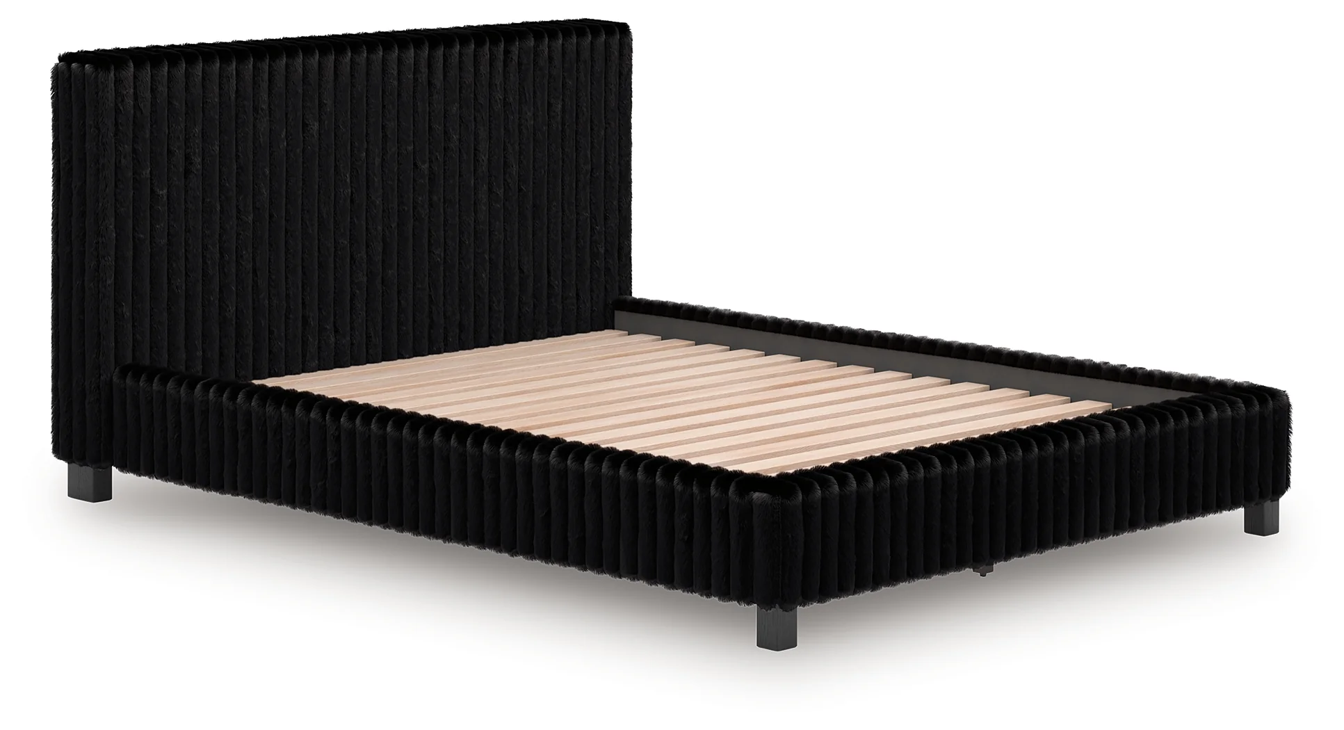 Zuraleus Black Queen Upholstered Bed - Image 2