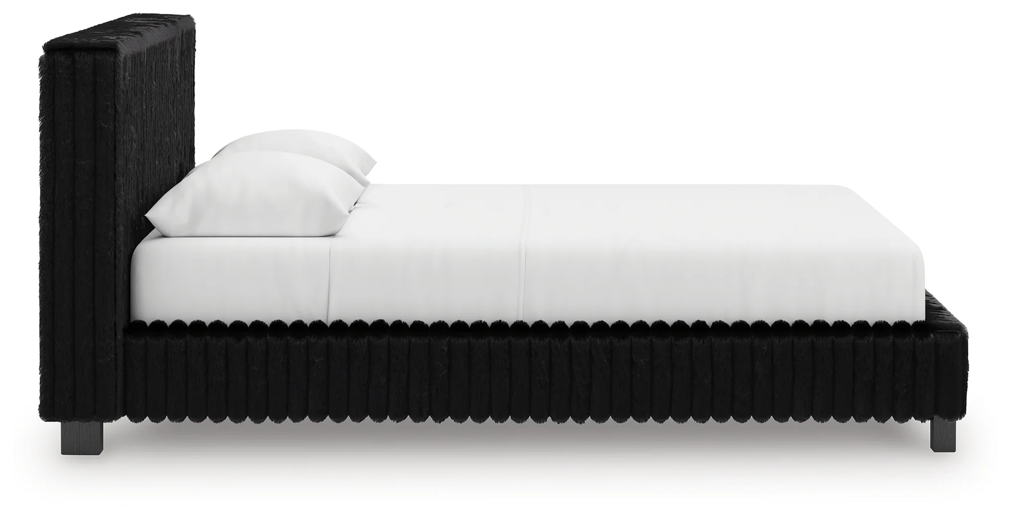 Zuraleus Black Queen Upholstered Bed - Image 7