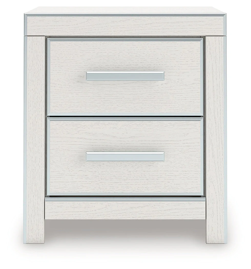 Zuraleus White Two Drawer Night Stand (Online Special Price) - Image 5